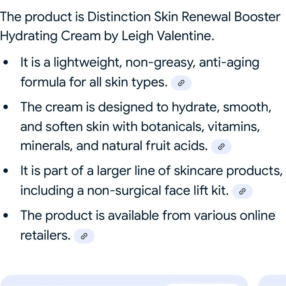 NWT Skin Renewal Booster Hydrating Cream - Cream Size 1 OZ